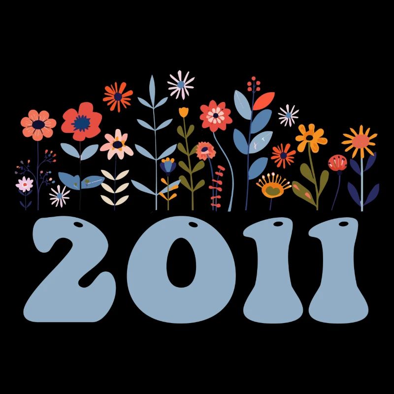 2011 Motif floral 2011 Floral thème Fleurs 2011