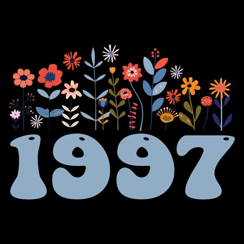 1997 Floral Pattern 1997 Floral Theme Floral 1997