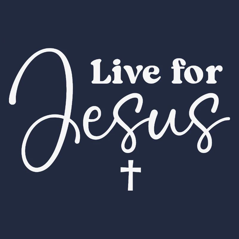 Live for Jesus Script Typography