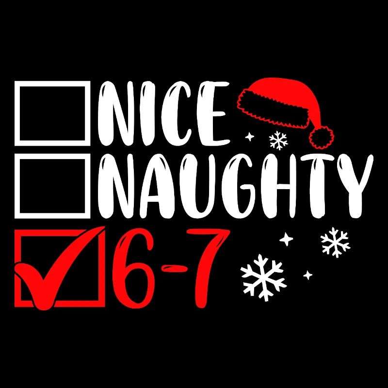 Funny Christmas Nice Naughty 67