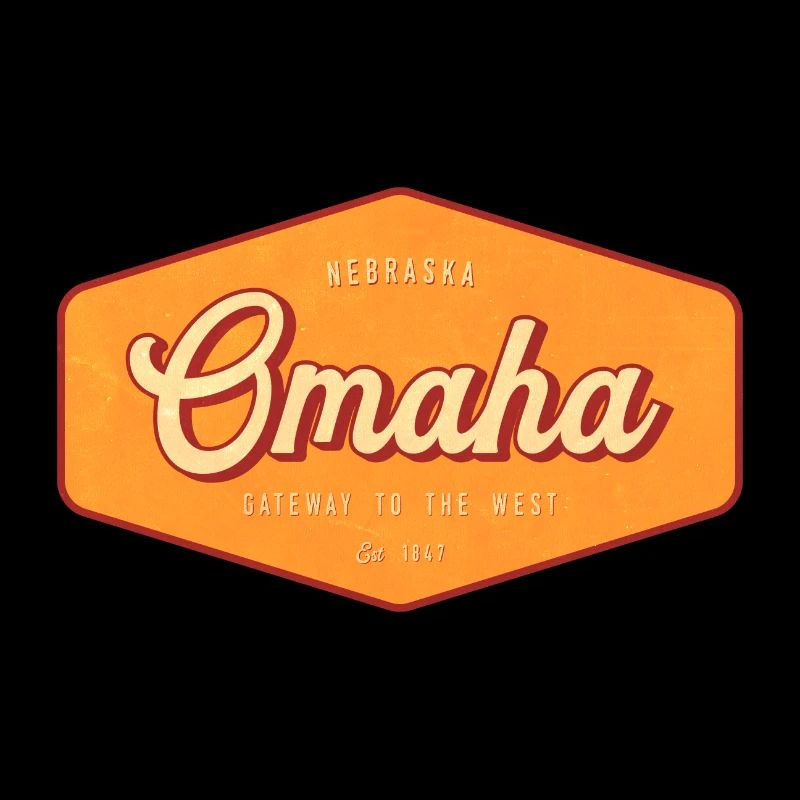 Omaha Retro Badge: Gateway to the West