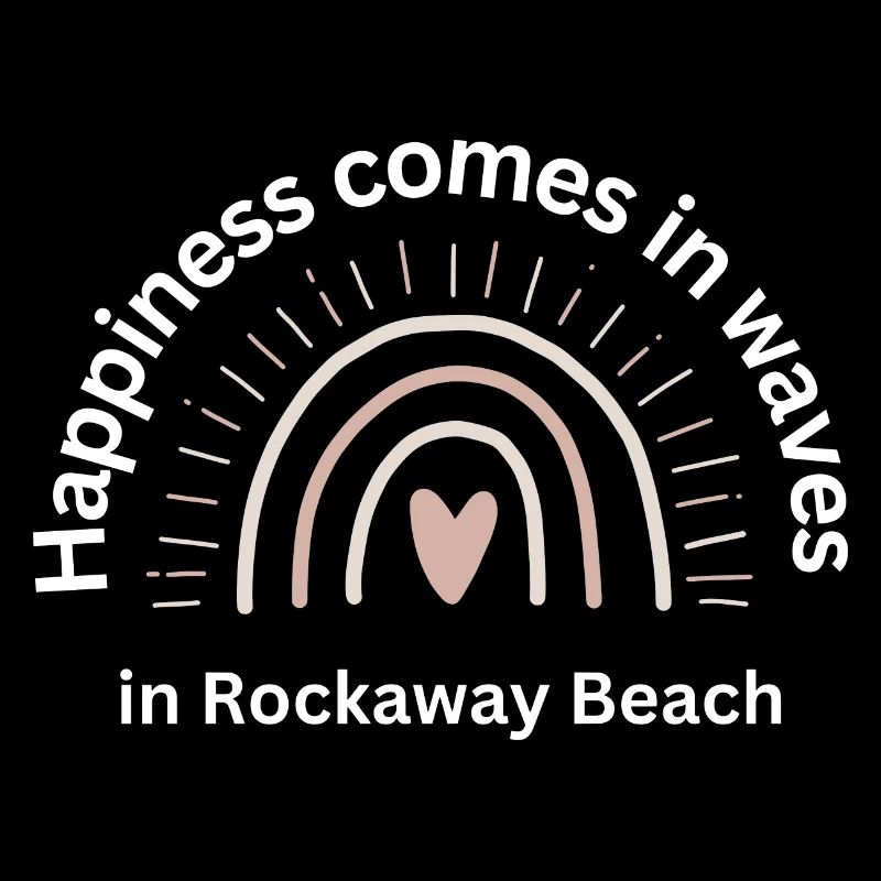 Happiness comes in waves in Rockaway Beach white