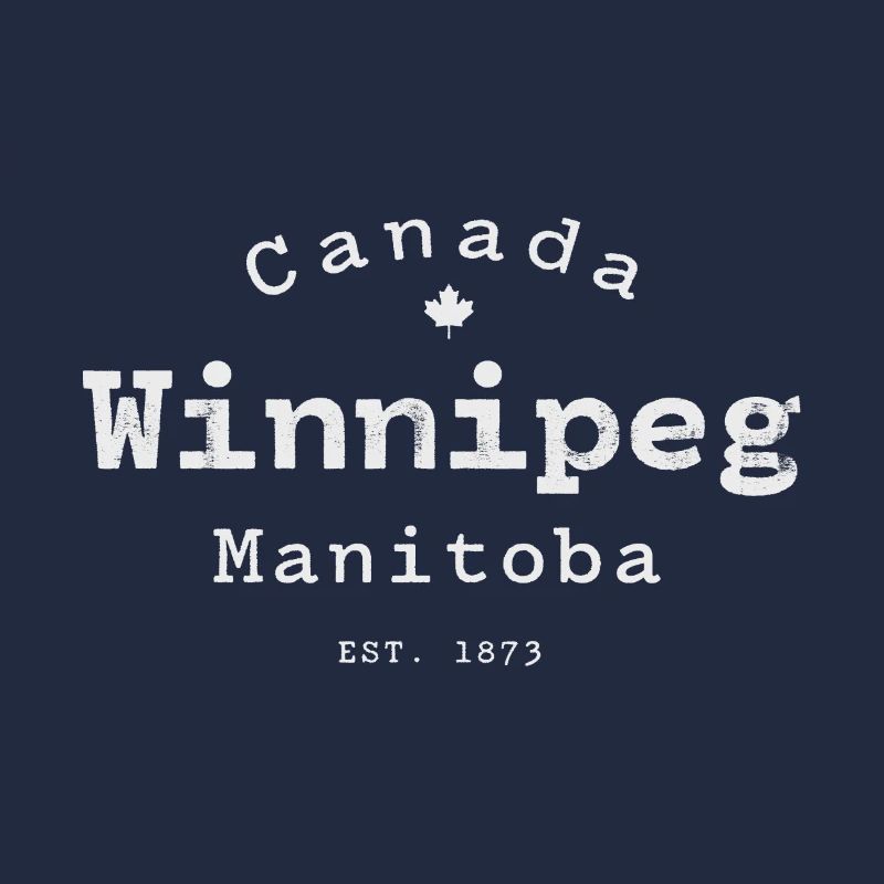Winnipeg Manitoba Retro Logo