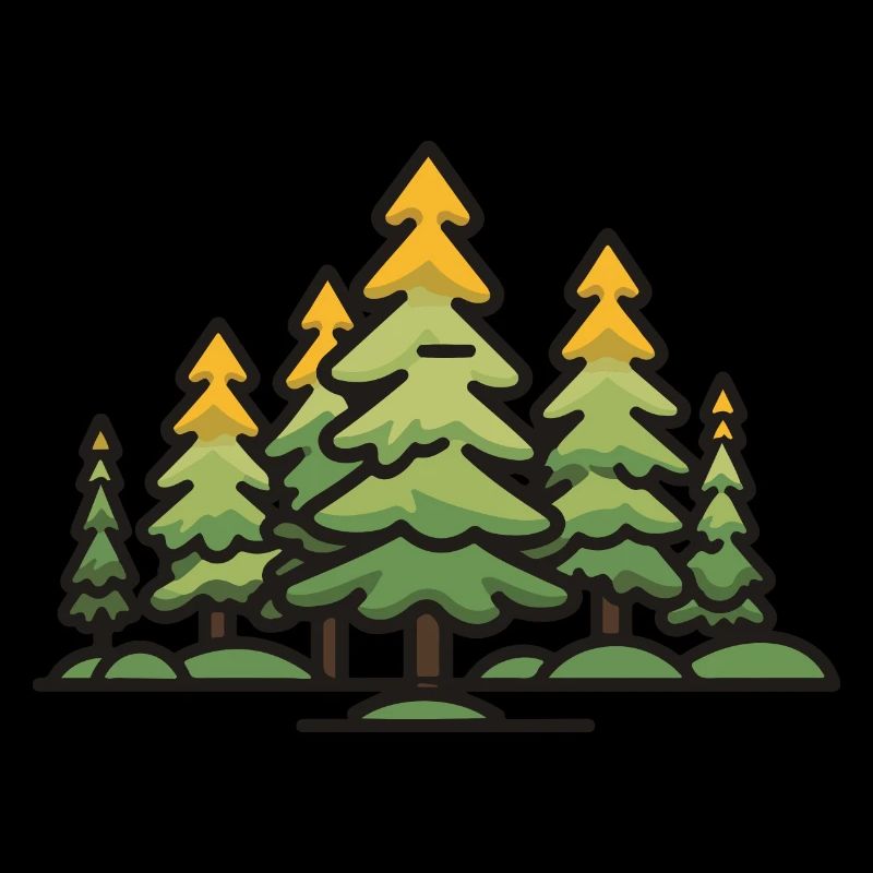 Forêt, Arbres, Nature