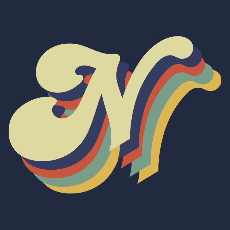 Lettre n rétro