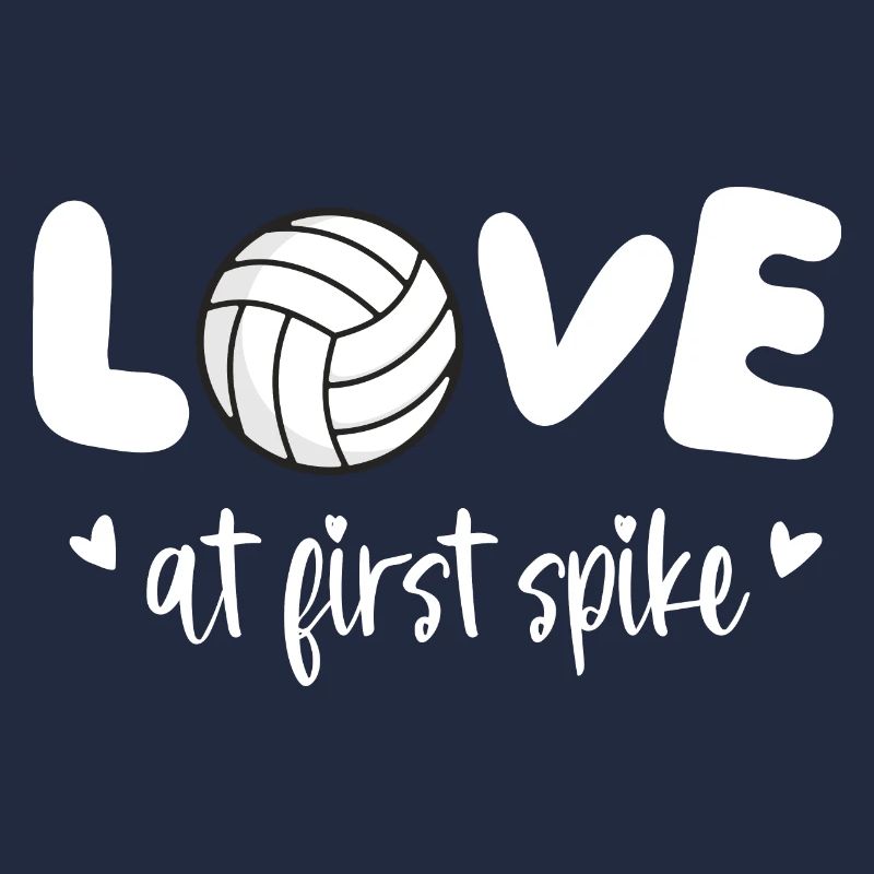 Liebe auf den ersten Spike Lustiger Volleyball