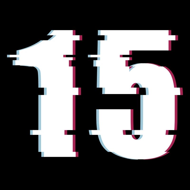 15 Quinze Nombre Effet Nombre Déformé