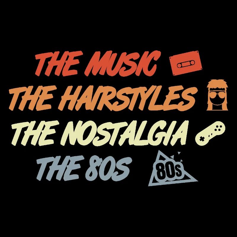 Music Hairstyles Nostalgia 80s