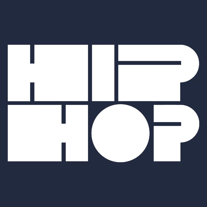 Typographie du bloc hip-hop