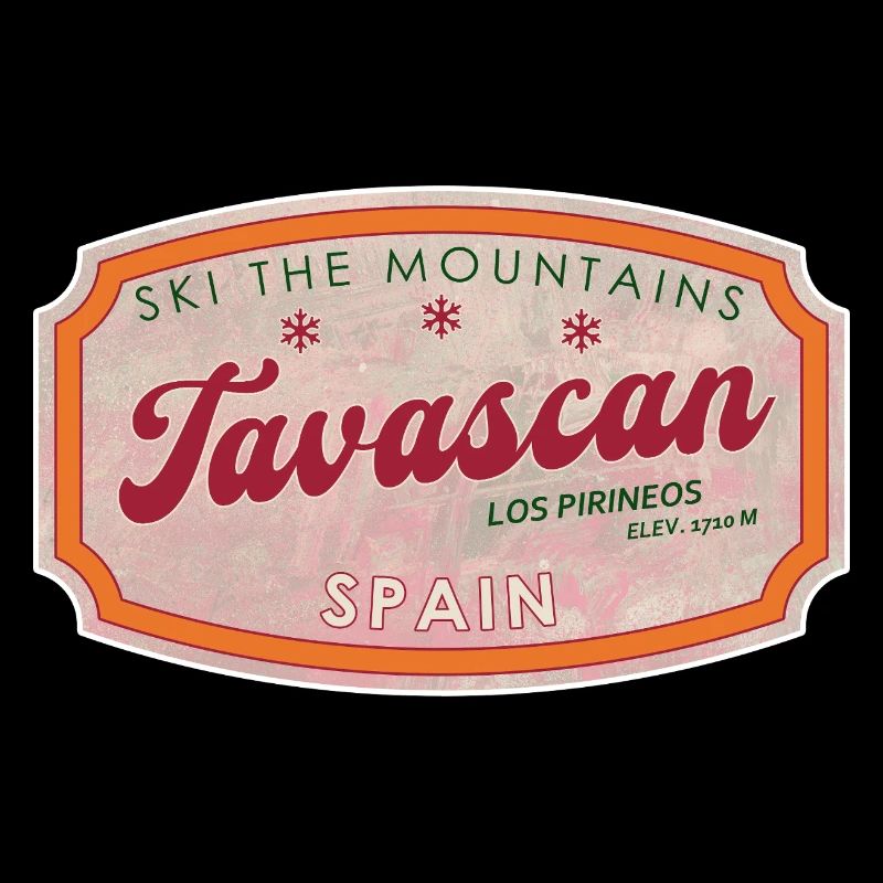 Tavascan Spain Alpine Label