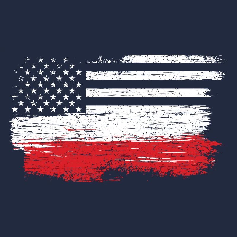 Drapeau américain brossé Art