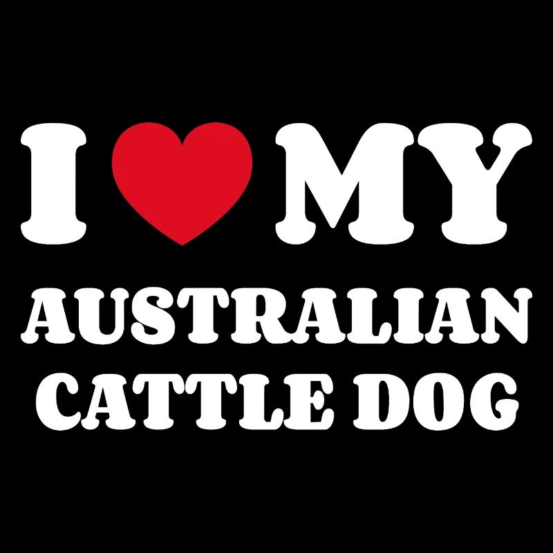 J’adore mon propriétaire de chien de bétail australien