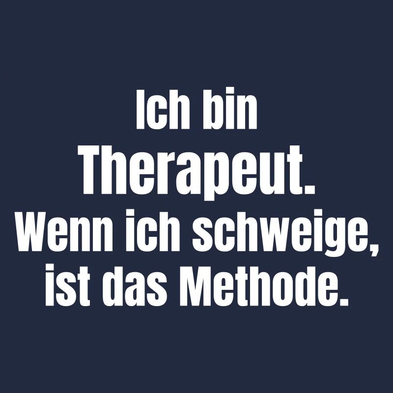 Ich bin Therapeut Schweigen ist Methode