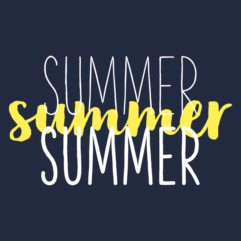 Summer Typo Overlay Yellow Script