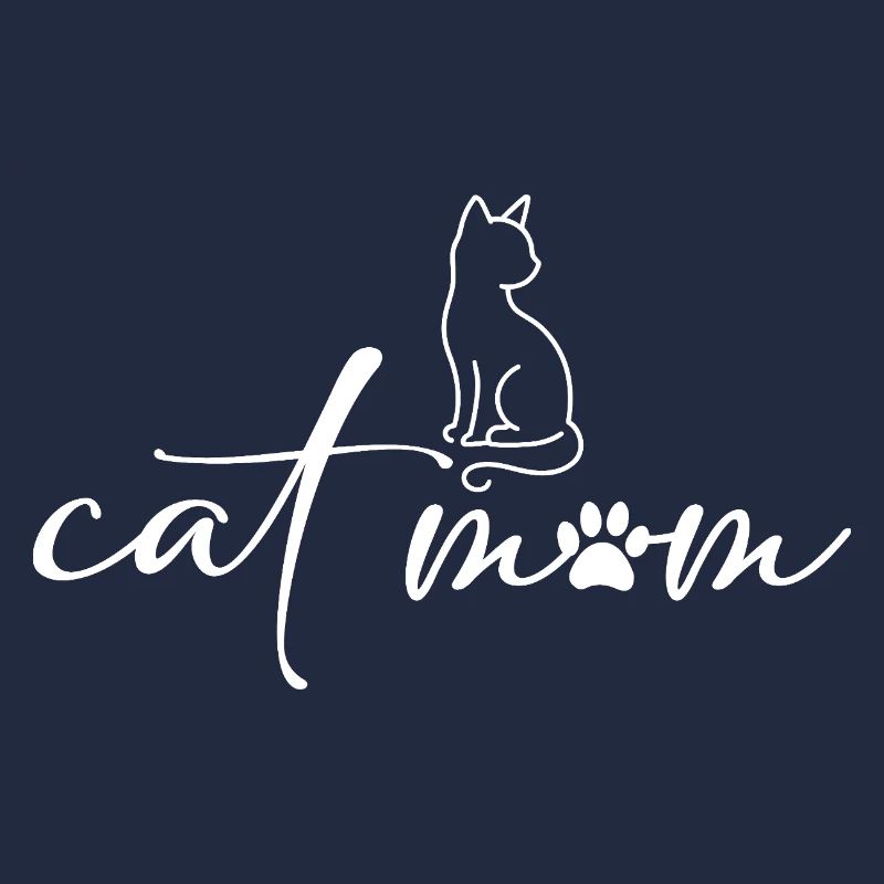 Silhouette de la Chat Logo Chat