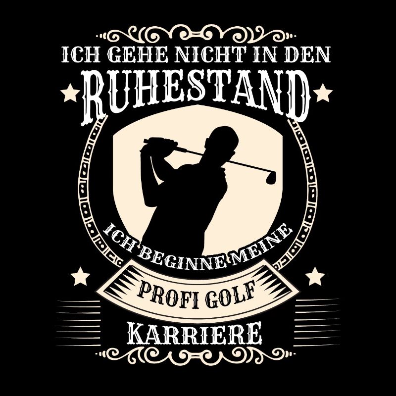 Golf Je ne prends pas la retraite Je deviens pro