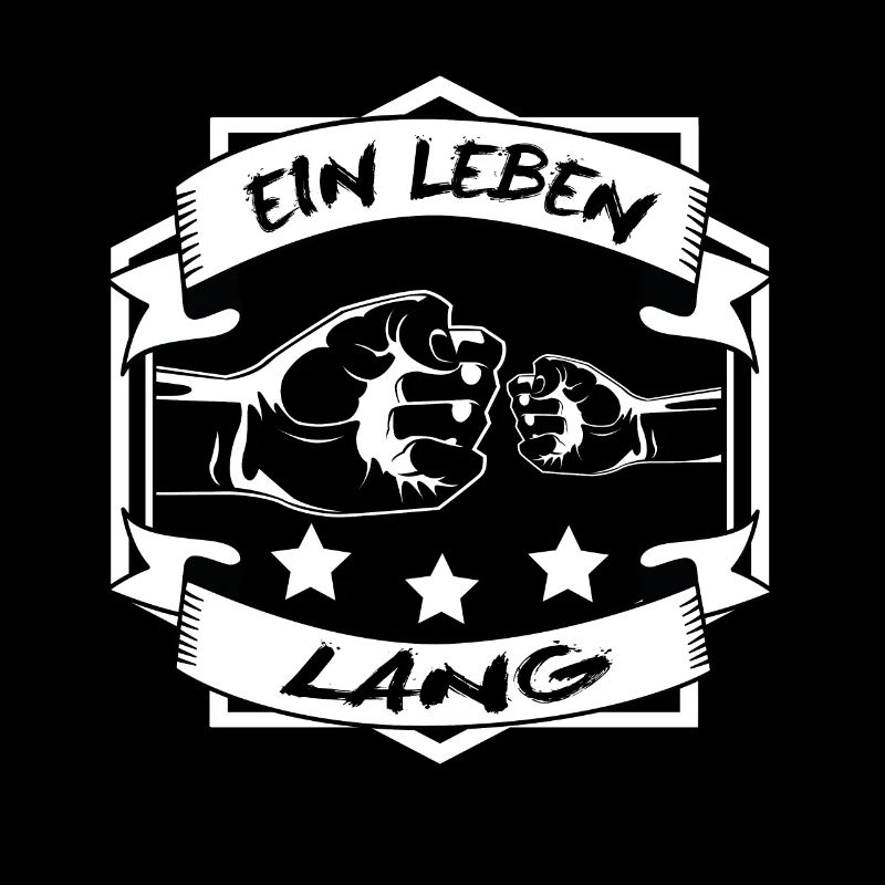 Vater und Sohn - Spruch - Ein leben lang - Fäuste