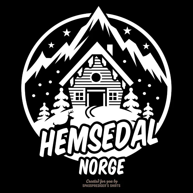Hemsedal Norge T-Shirt and Merch Design