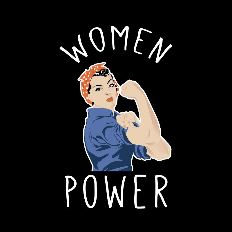 Frauenpower im Rosie Riveter Stil