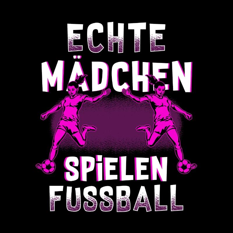 Echte Mädchen spielen Fußball