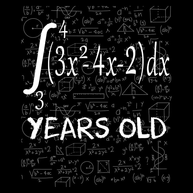 Funny Math Geek Integral Calculus 21st Birthday 21