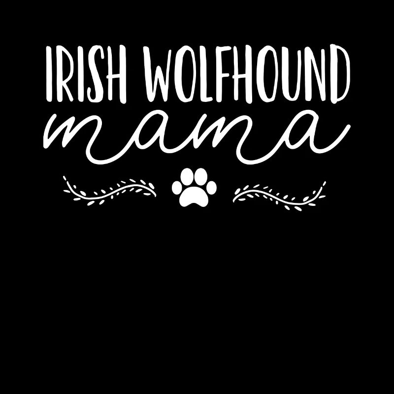 Irish Wolfhound Chien Maman
