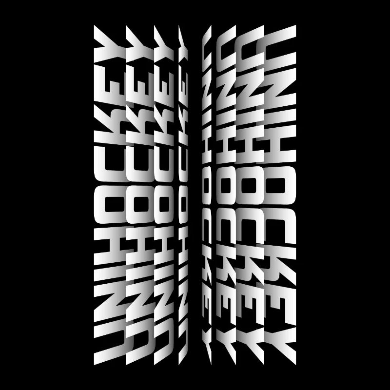 Typographie de flipbook floorball