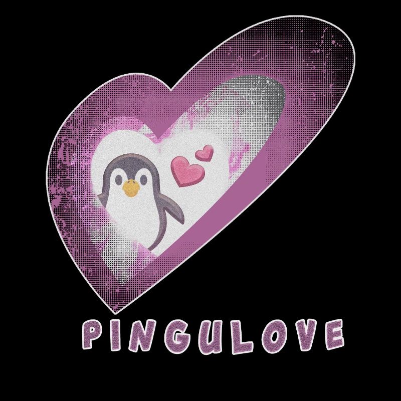 Pingulove Herzenspinguin Design
