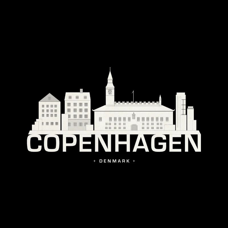 Skyline de Copenhague Copenhague