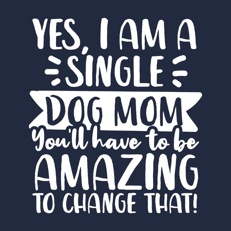Chien Maman Mère Célibataire