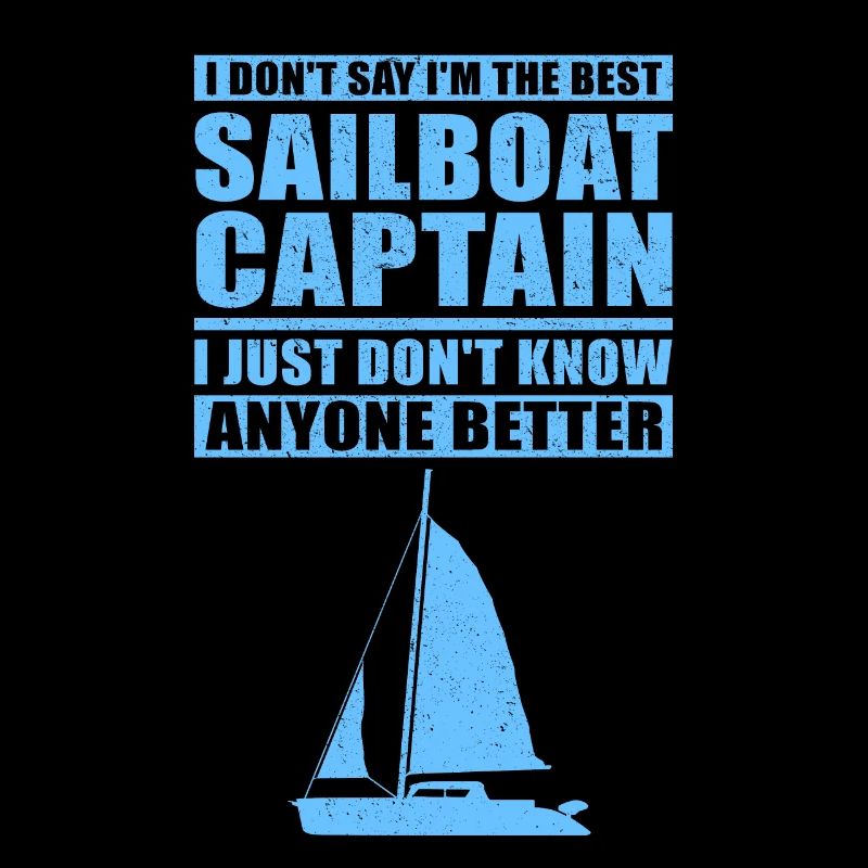 Sailing Sailboat Captain Sailor Skipper Gift