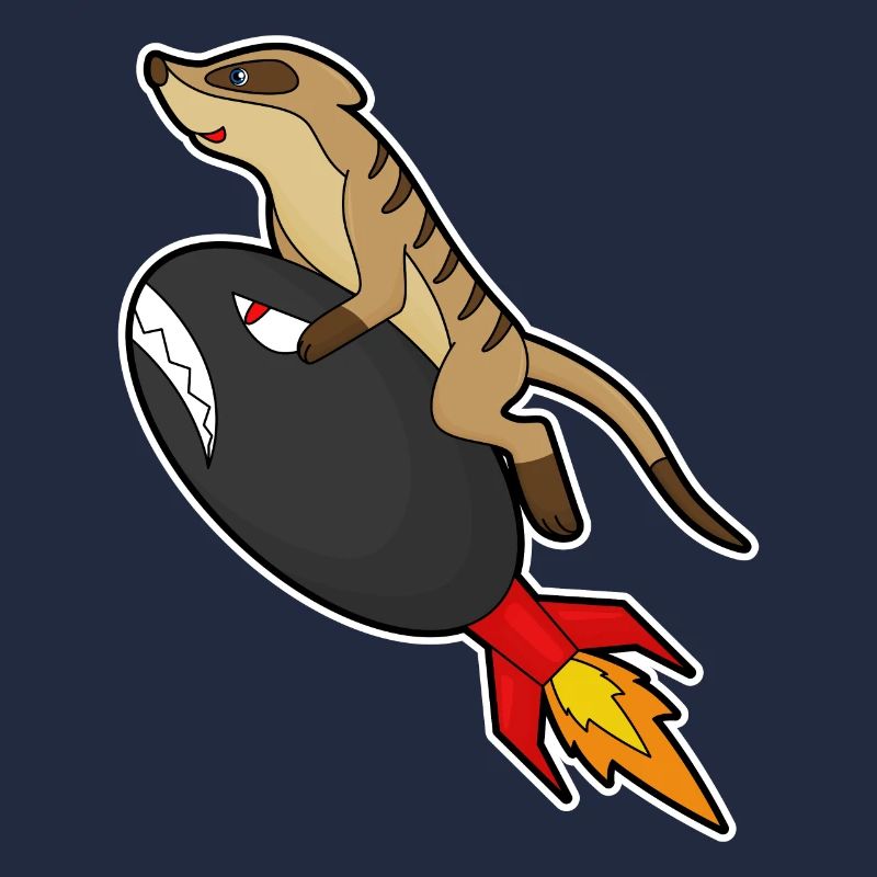 Erdmännchen Rakete