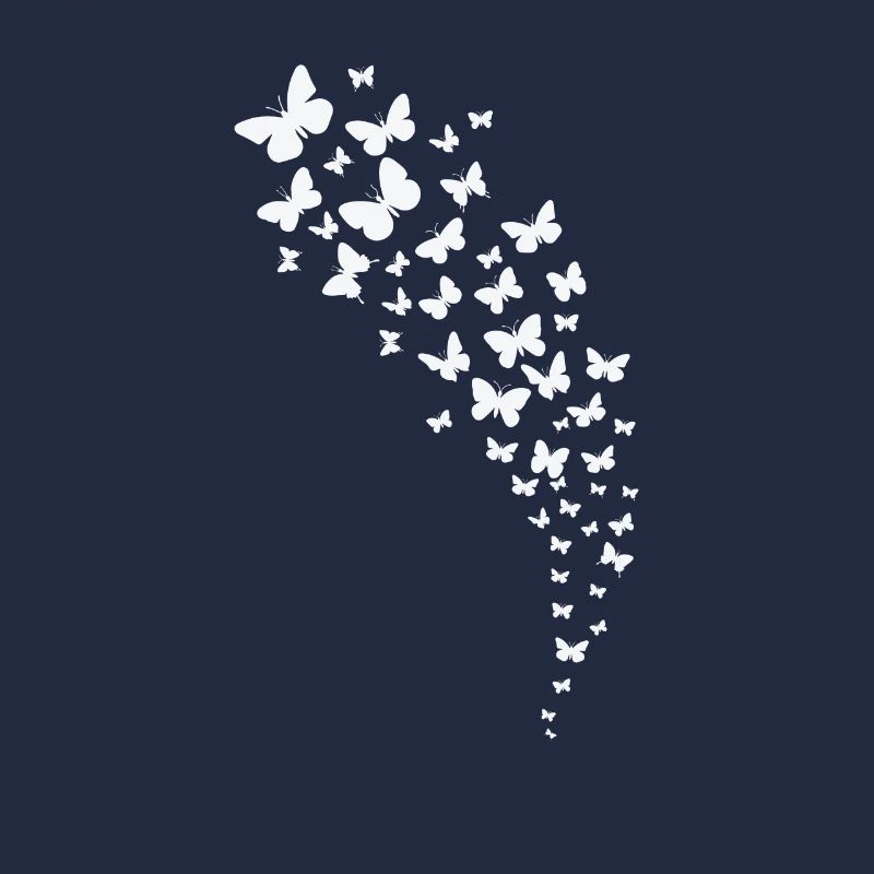 beau essaim papillon