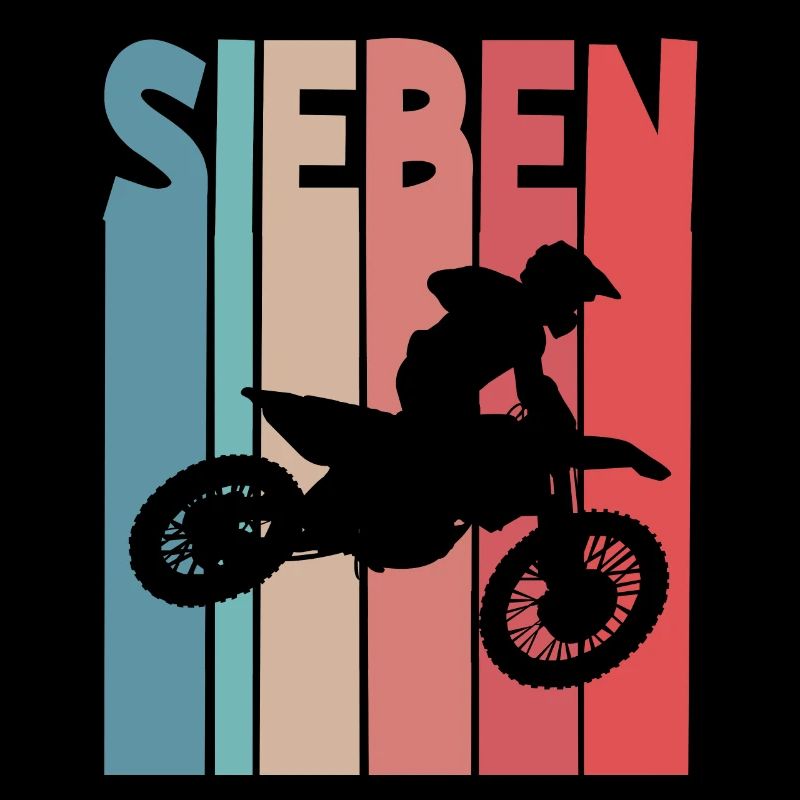 Motocross 7 Jahre Kindergeburtstag 7. Geburtstag