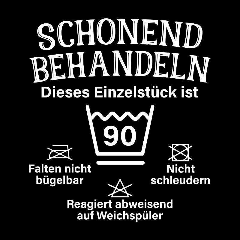 Schonend Behandeln 90 Einzelstück 90. Geburtstag