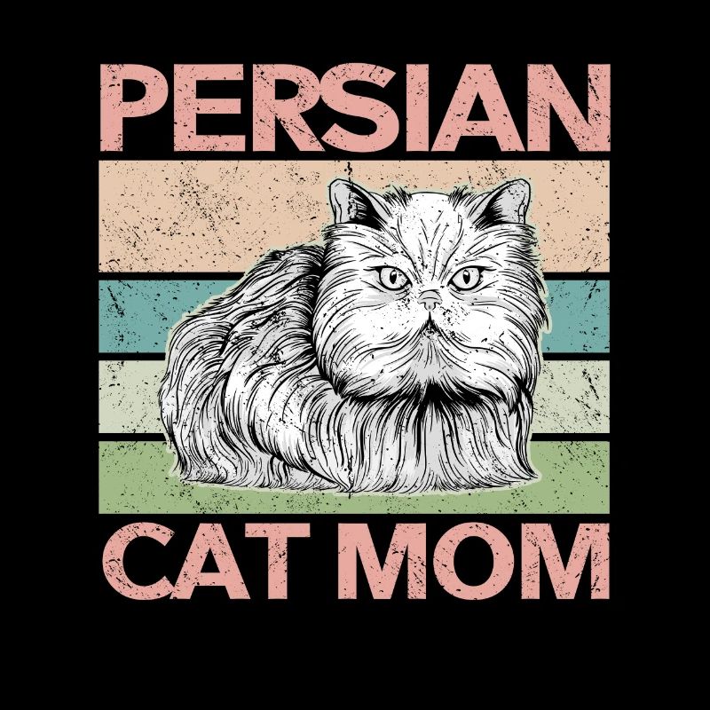 Chat persan chat maman | Cadeau de propriétaire de chat
