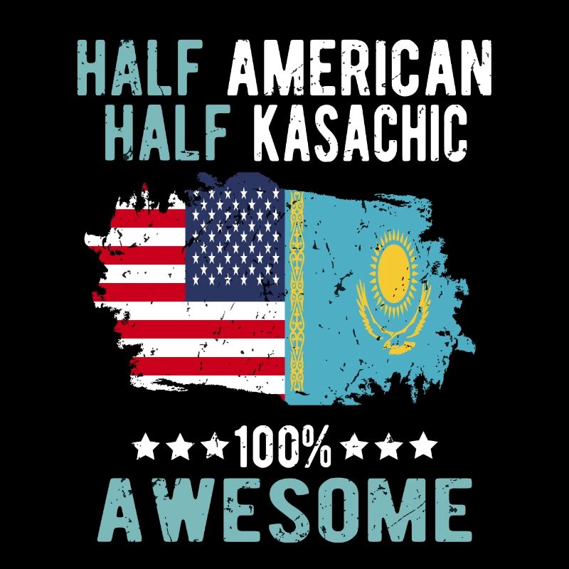 Half American Half Kazakh
