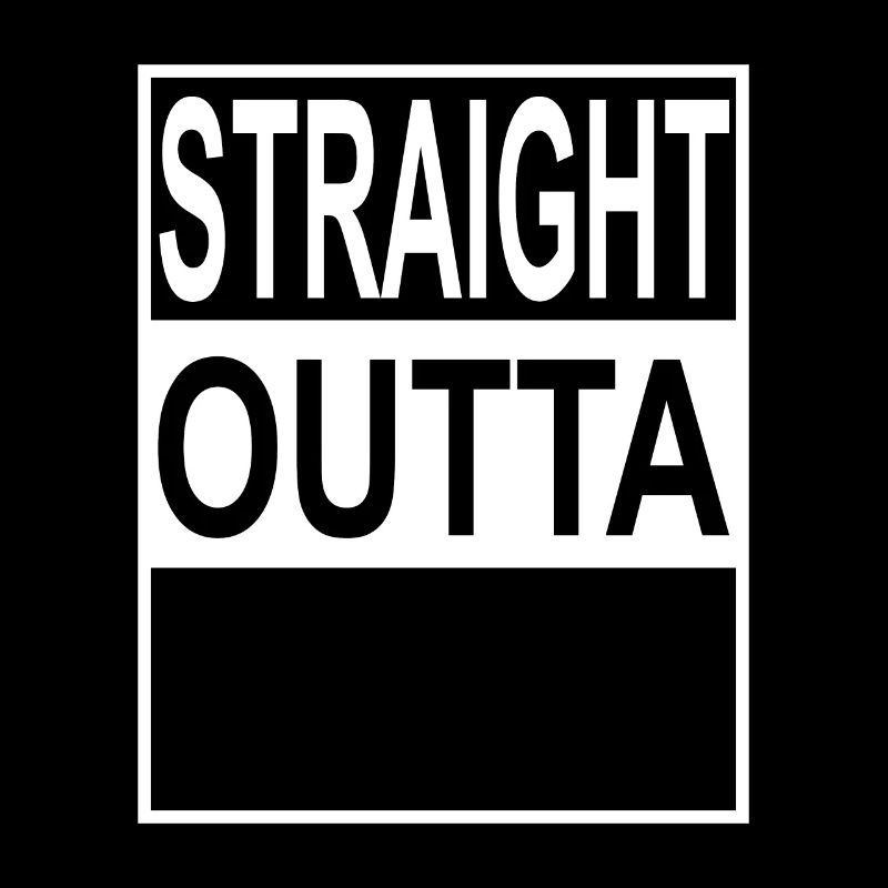 Modèle Straight outta