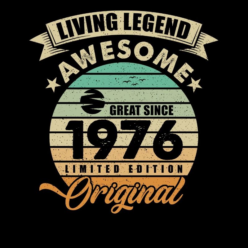1976 Anniversaire Retro Orginal
