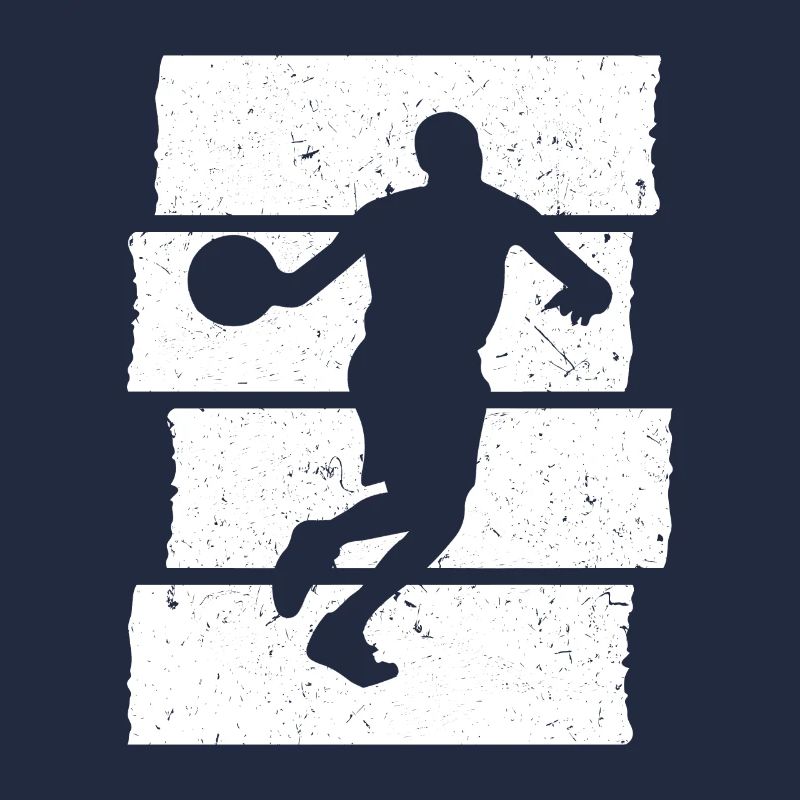 Basketteur de basket-ball Sunset