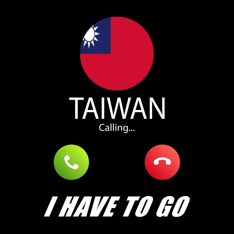 Taiwan ruft an Lusiger Flaggen Spruch