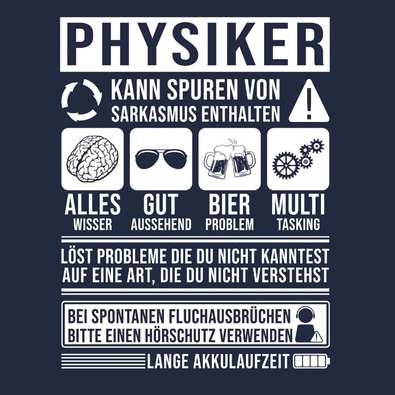 Physiker Spruch lustig