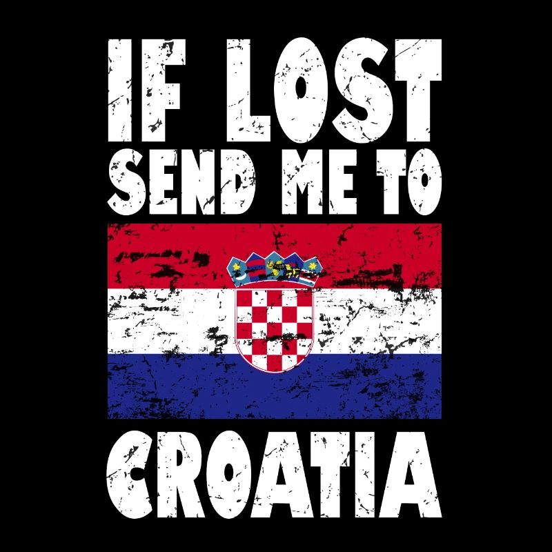 Kroatien Flagge Spruch