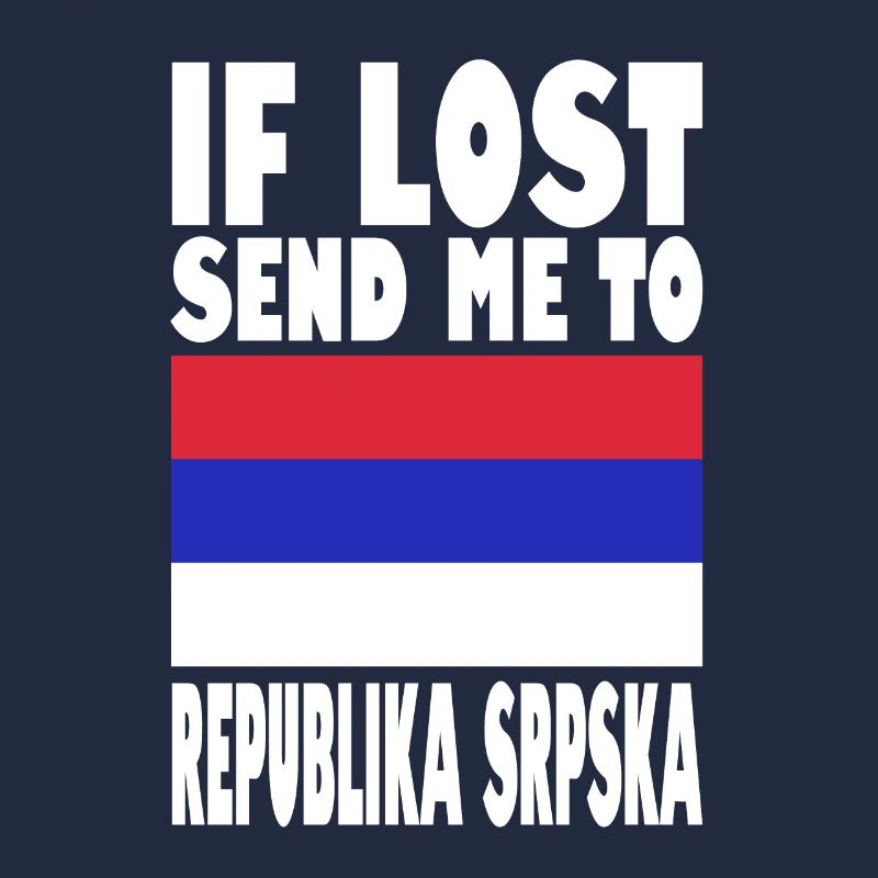 REPUBLIKA SRPSKA Flagge Spruch
