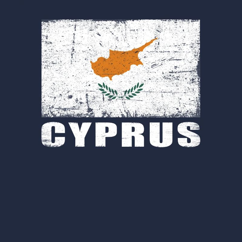 Drapeau de Chypre Grunge Drapeau de Chypre