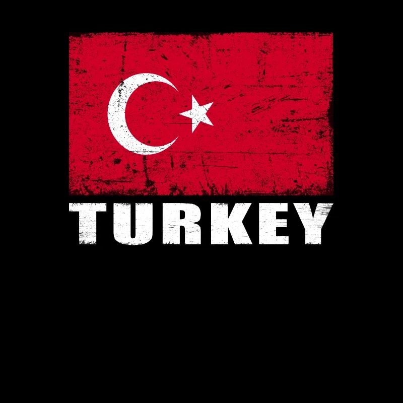 Drapeau de la Turquie Grunge Drapeau de la Turquie