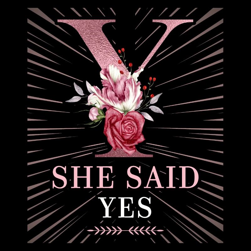 Elle-a-dit-Oui, en disant, demande en mariage