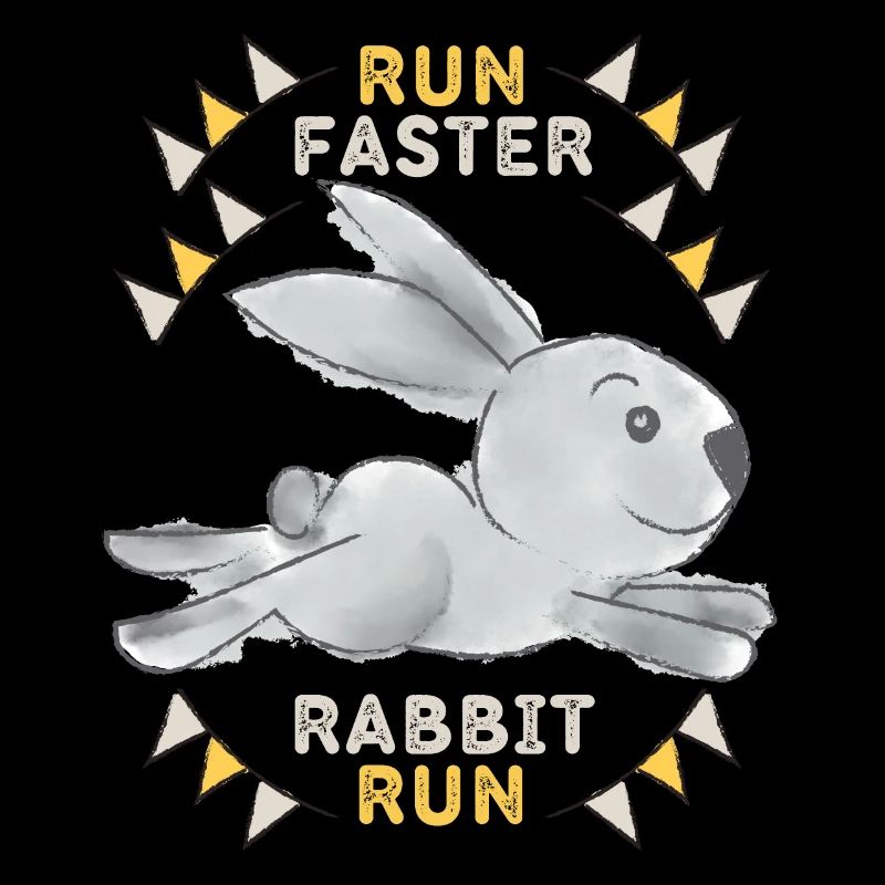 Cute Rabbit, Run-Faster-Rabbit-Run, funny saying