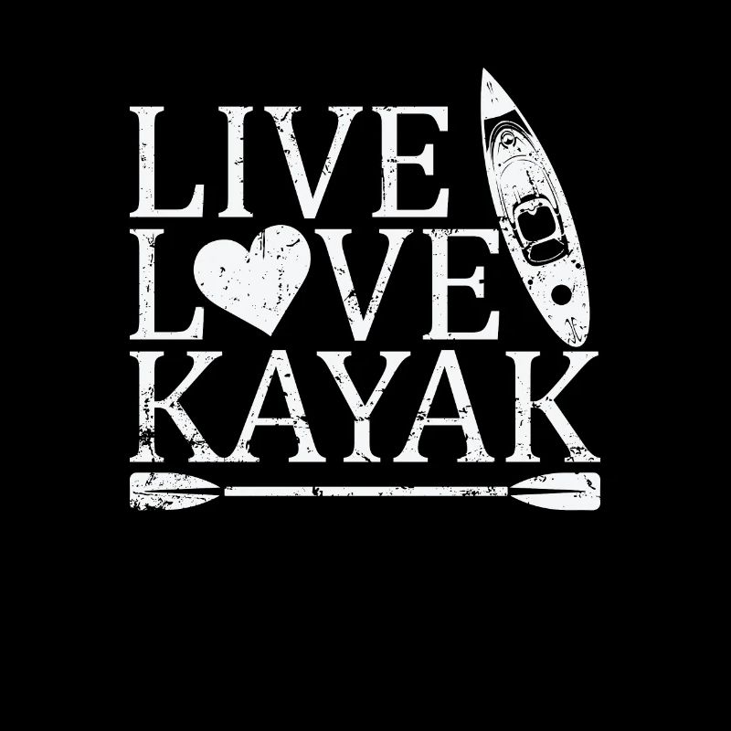 Live Love Kayak Paddle Boat Canoeing