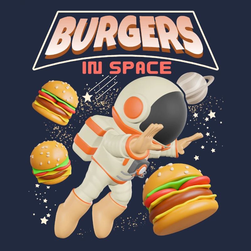Hamburger lustiger Spruch Burger-Hamburger